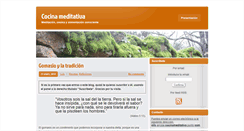 Desktop Screenshot of cocinameditativa.com