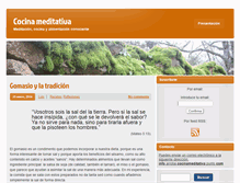 Tablet Screenshot of cocinameditativa.com